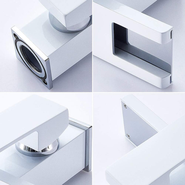 Wasserhahn Bad Waschbecken, Armatur Wasserfall, Kalte Und Heisse Armaturen, Badarmatur Mit 3/8" Heis