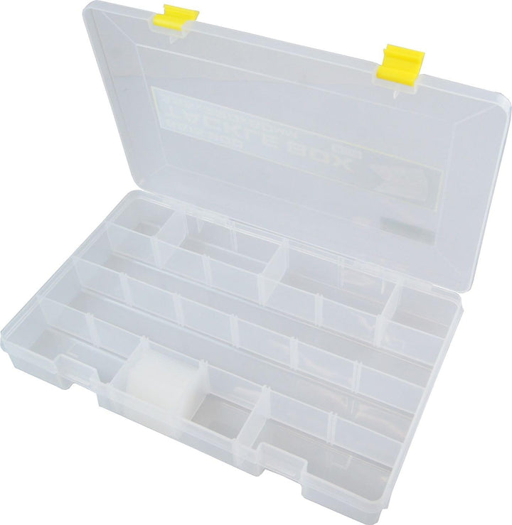 Spro Tackle Box 35x22x5cm - Tacklebox für Gummiköder & Wobbler, Angelbox für Gummifische & Blinker,