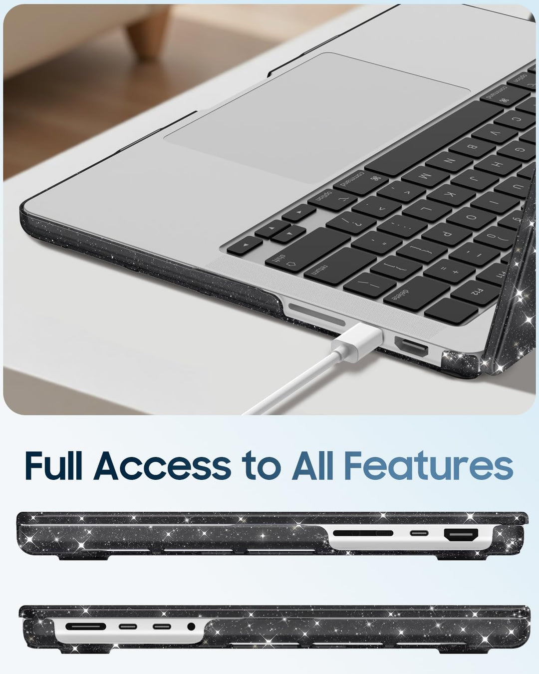 Fintie Hülle Kompatibel mit MacBook Pro 14 Zoll M5 M4 M3 M2 M1 Pro/Max (2025-2021) A3434 A3112 A3401