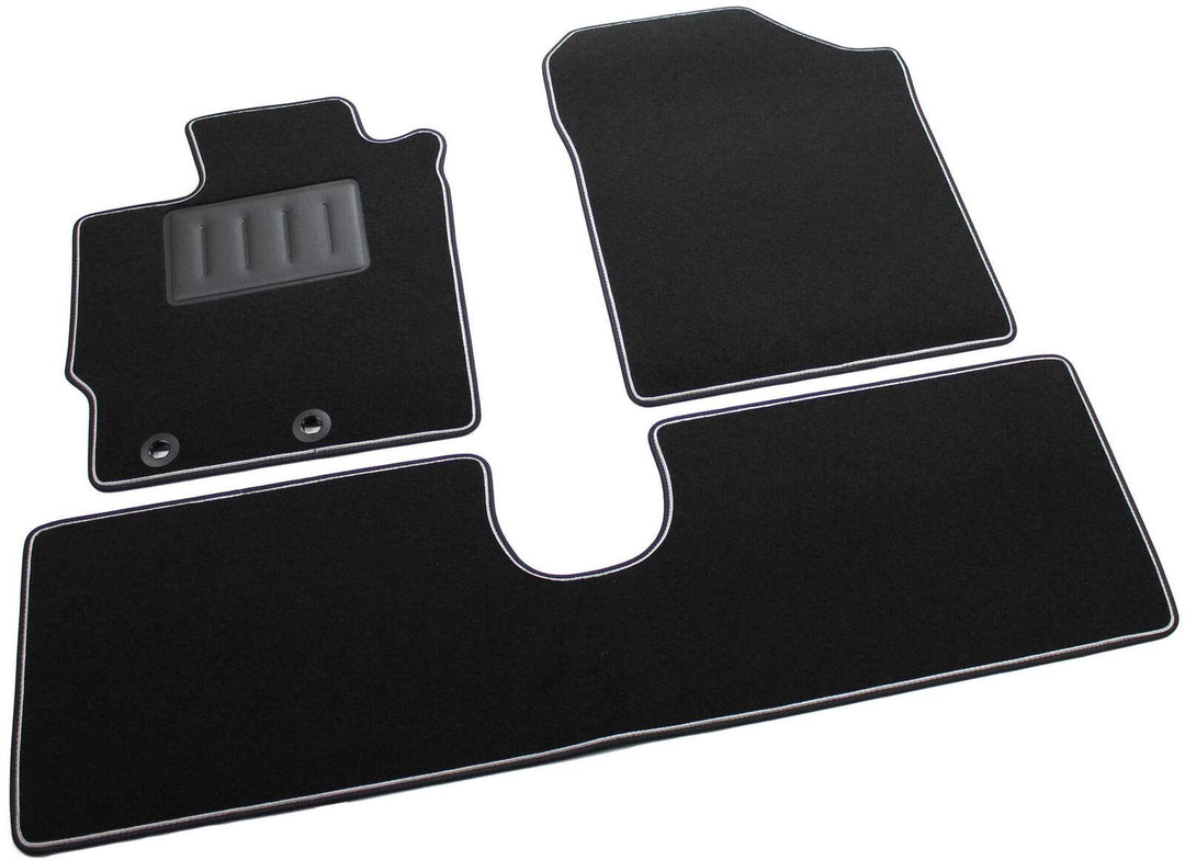 SPRINT04606 Massgeschneiderte Automatten aus schwarzem Anti-Rutsch-Teppich