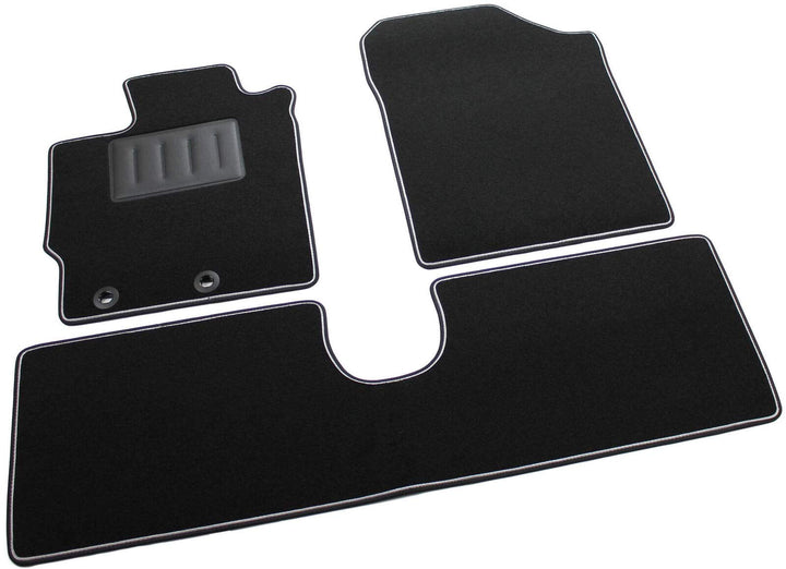 SPRINT04606 Massgeschneiderte Automatten aus schwarzem Anti-Rutsch-Teppich
