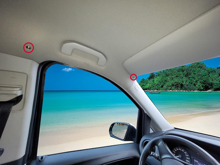 BREMER SITZBEZÜGE Blackout Frontscheibe Gardinen kompatibel mit Ford Transit Connect 2 ab 2014 Sonne