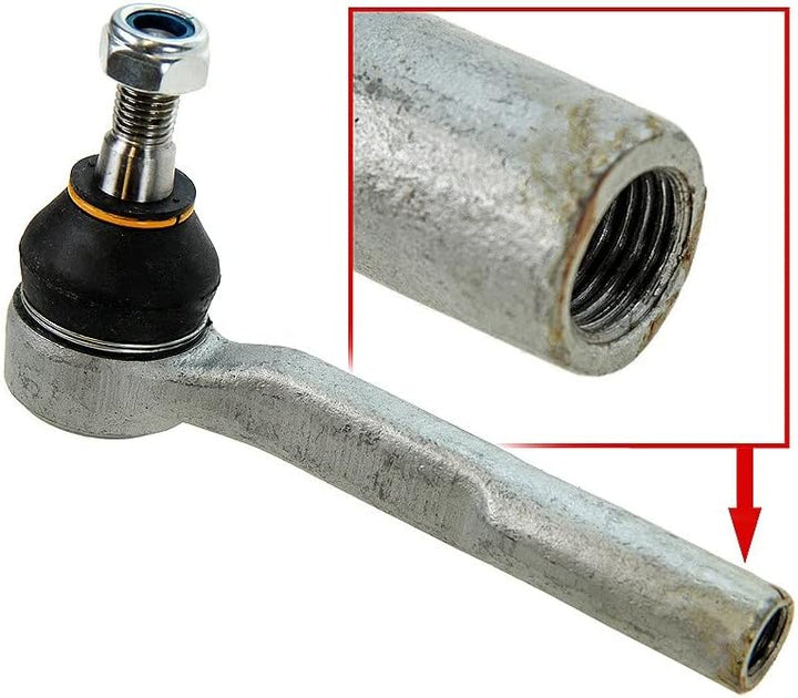 BESTPRICE 2x Spurstange vorne, 2x Spurstangekopf Kompatibel mit OPEL ASTRA H (A04) (L70), ZAFIRA B (