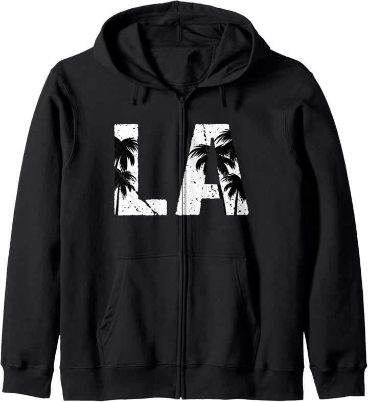 LA Los Angeles Palmen Kapuzenjacke