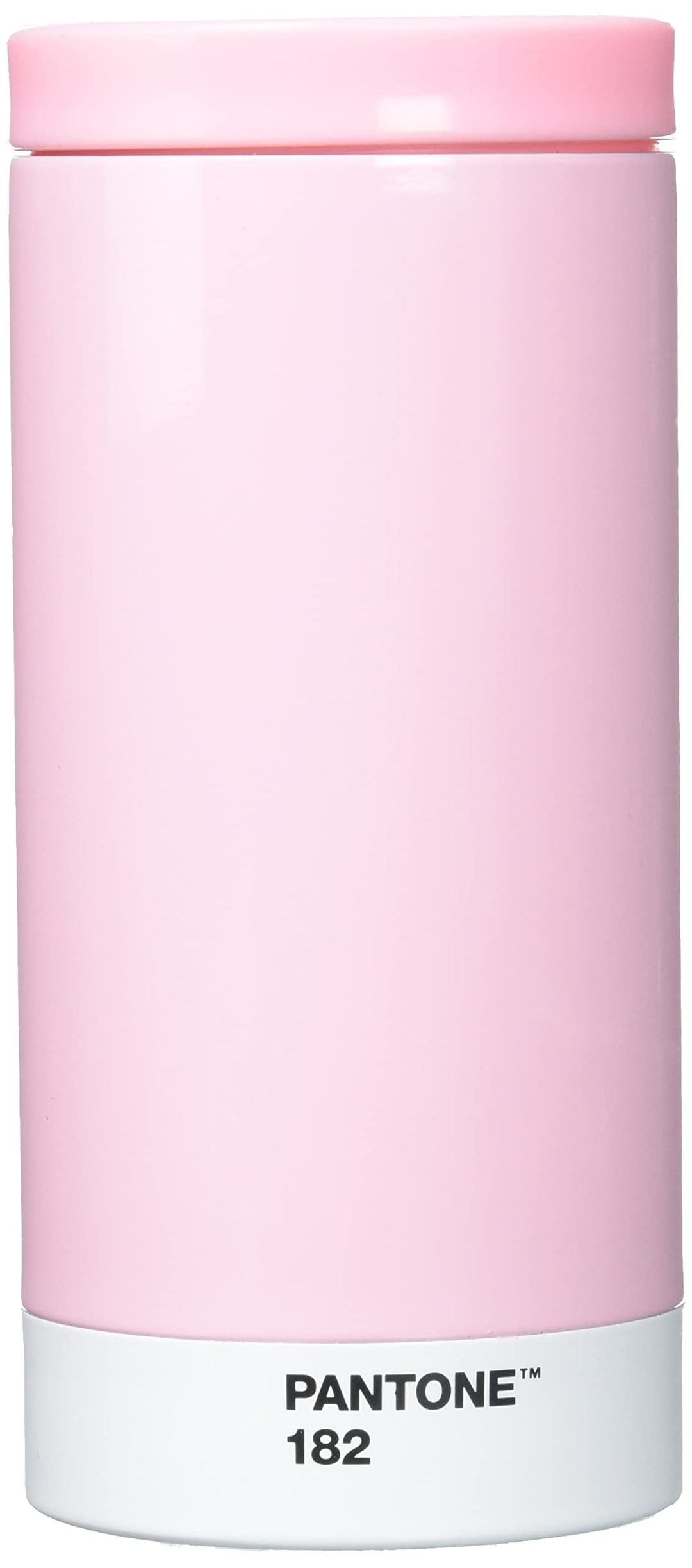 Pantone Reisebecher, Edelstahl, ABS, Light Pink 182, 75 mm, Light Pink 182