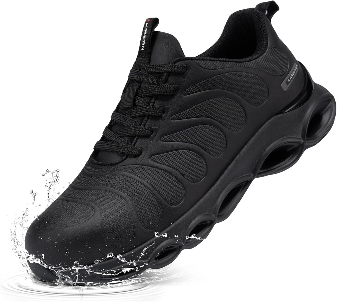 LARNMERN Sicherheitsschuhe Herren Arbeitsschuhe Wasserdicht Mode Dämpfung Arbeitsturnschuhe Leicht K