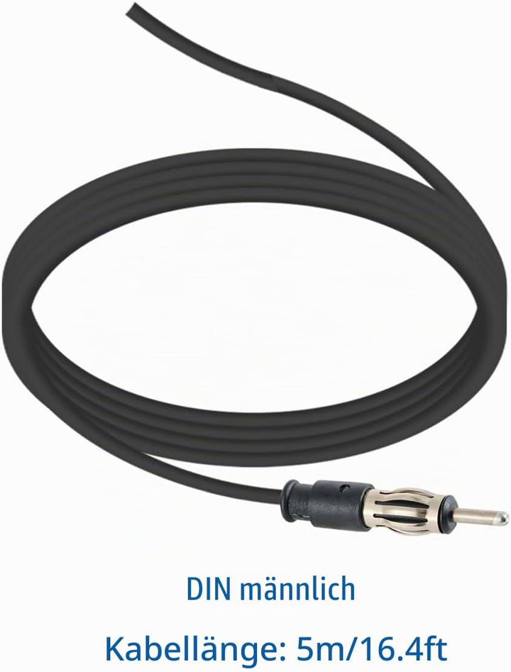Vecys DAB DAB + Autoantenne Haifischflosse FM/AM GPS Autodachantenne Signalverstärker SMB zu SMA zu