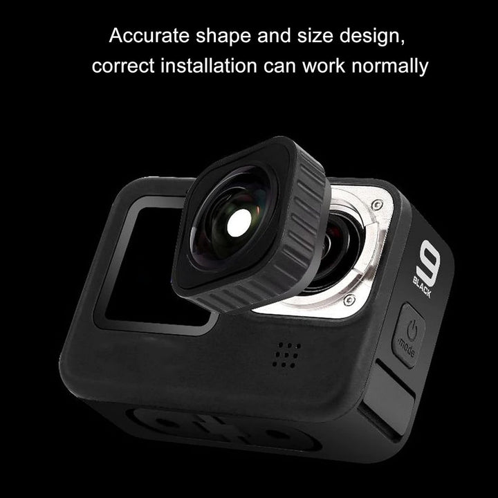 Max Lens Mod für Hero Action Camera, Anti Shake Action Camera Max Lens, Professionelles Ultraweitwin