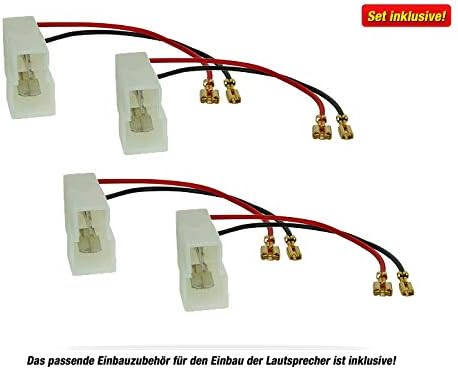 Mediadox Front/Heck 9x15cm/8,7cm Auto Lautsprecher/Boxen/Speaker Komplett-Set von ESX kompatibel für
