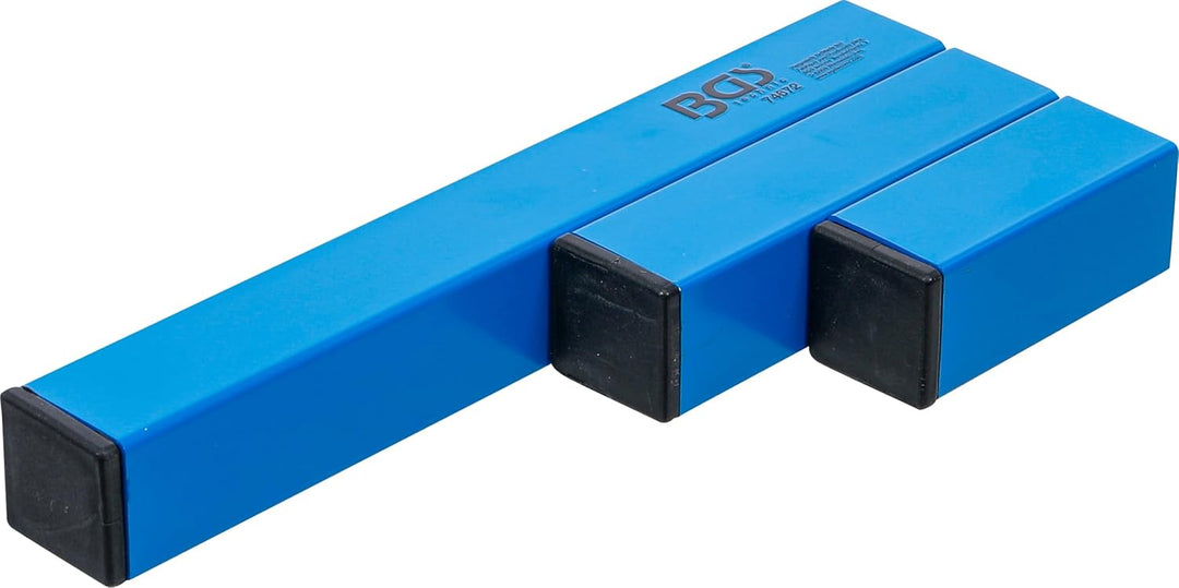 BGS 74672 | Magnet-Kabelbinder-Halter | 3 Fächer | pulverbeschichtet | Für bis zu 200 Kabelbinder |