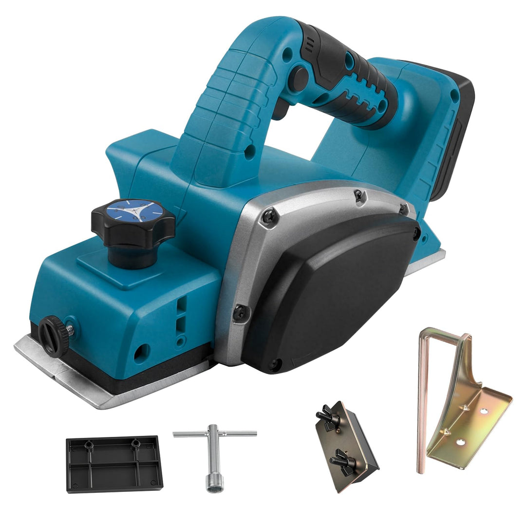 Kabelloser Elektrohobel für Makita 18 V, 15000 U/min Bürstenloser elektrischer Handhobel mit 82 mm B