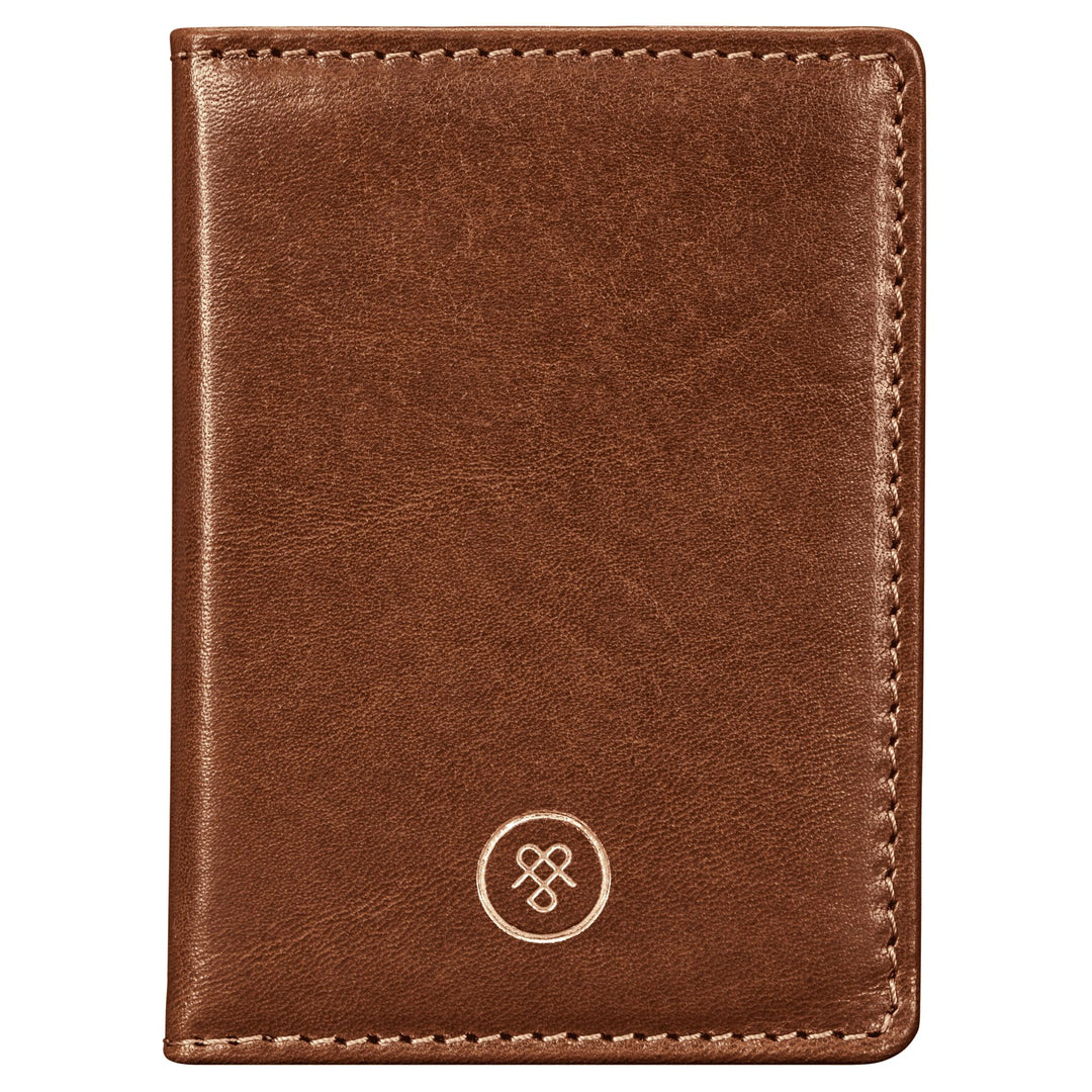 Maxwell Scott - Personalisierte Luxuriöses Leder-Reise-Kartenhalter für Männer mit Ausweisfach - Han