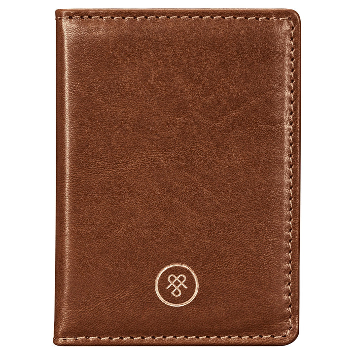 Maxwell Scott - Personalisierte Luxuriöses Leder-Reise-Kartenhalter für Männer mit Ausweisfach - Han