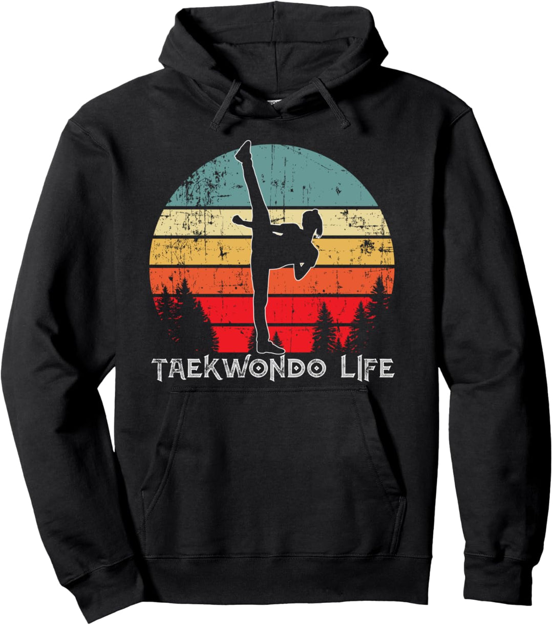 Taekwondo Leben Mädchen Pullover Hoodie