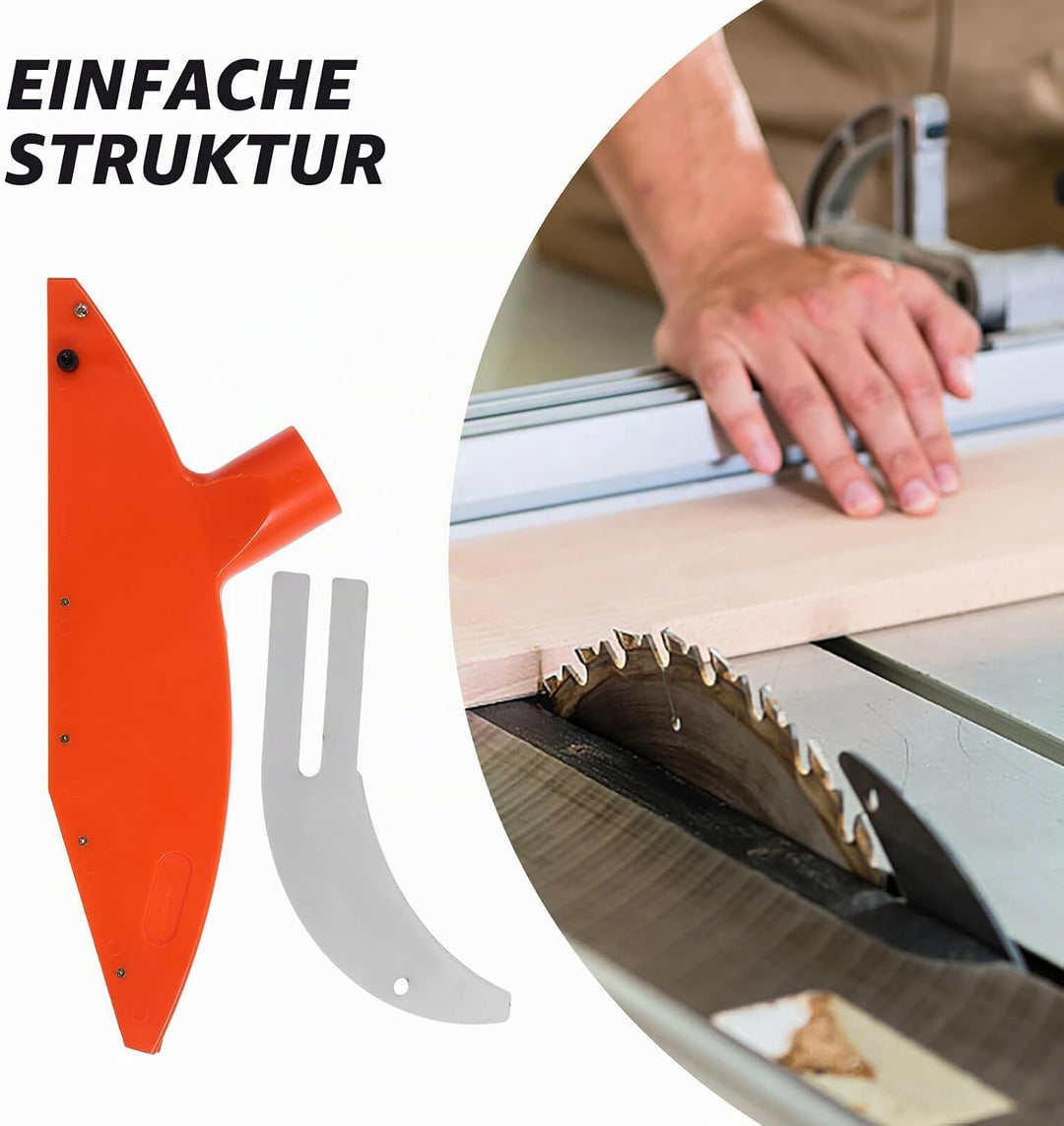 Staubschutzabdeckung für Tischkreissägen bis 30cm Sägeblatt mit Spaltkeil Abriebfeste Schutzhaube fü