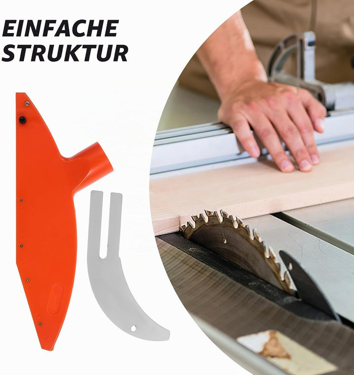 Staubschutzabdeckung für Tischkreissägen bis 30cm Sägeblatt mit Spaltkeil Abriebfeste Schutzhaube fü
