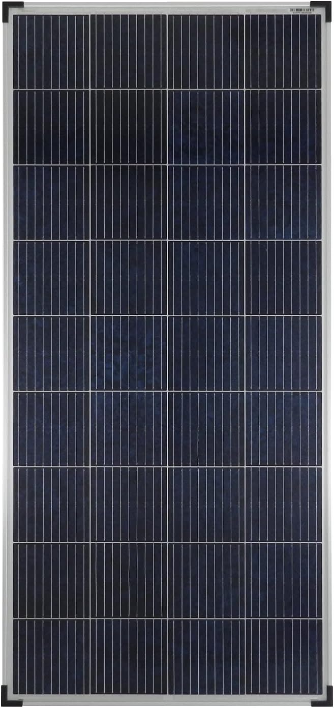 SOLARTRONICS Solarmodule 2 Stück 180 Watt Poly Solarpanele Solarzellen für Solaranlagen Garten Campi