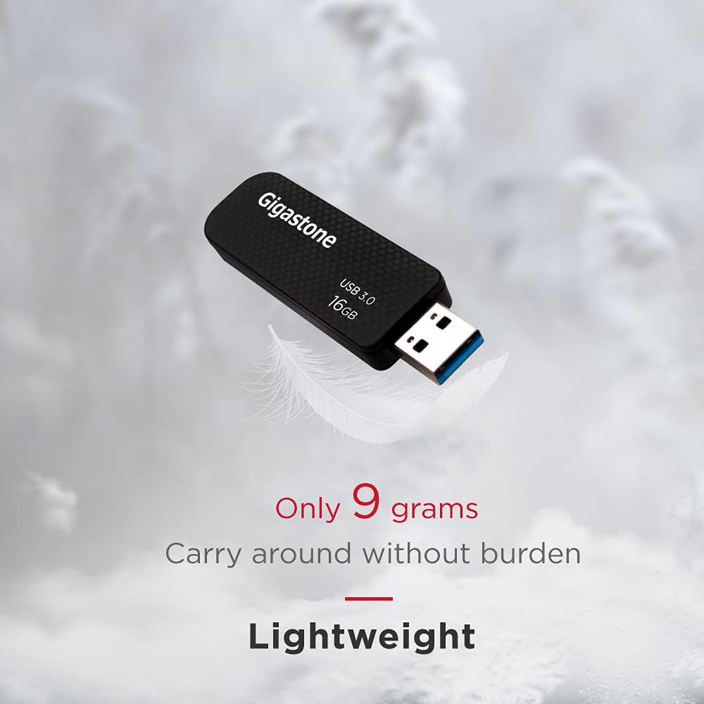 Gigastone Z30 16GB 5er-Pack USB 3.0 Flash-Laufwerk mit hoher Geschwindigkeit, zuverlässige Leistung,
