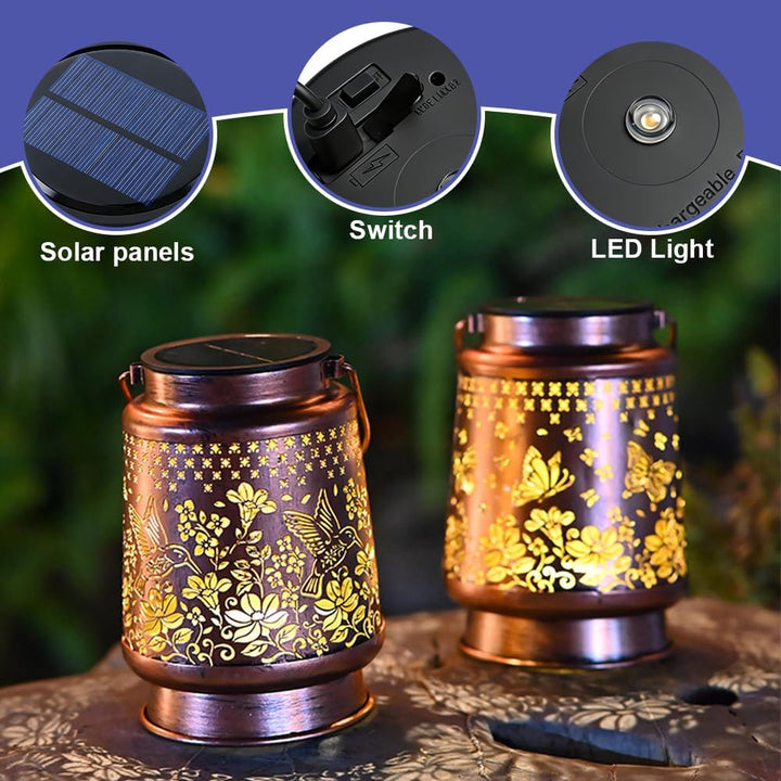 NAVESO 4 Stück Solarleuchten Ersatzteile 1200mAh, 10.5cm Solarleuchten Ersatz Top mit LED, Ersatz So
