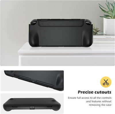 ProCase Klapp Schutzhülle + (2 Stück) Displayschutz für Nintendo Switch (OLED Modell) Weich dünn TPU