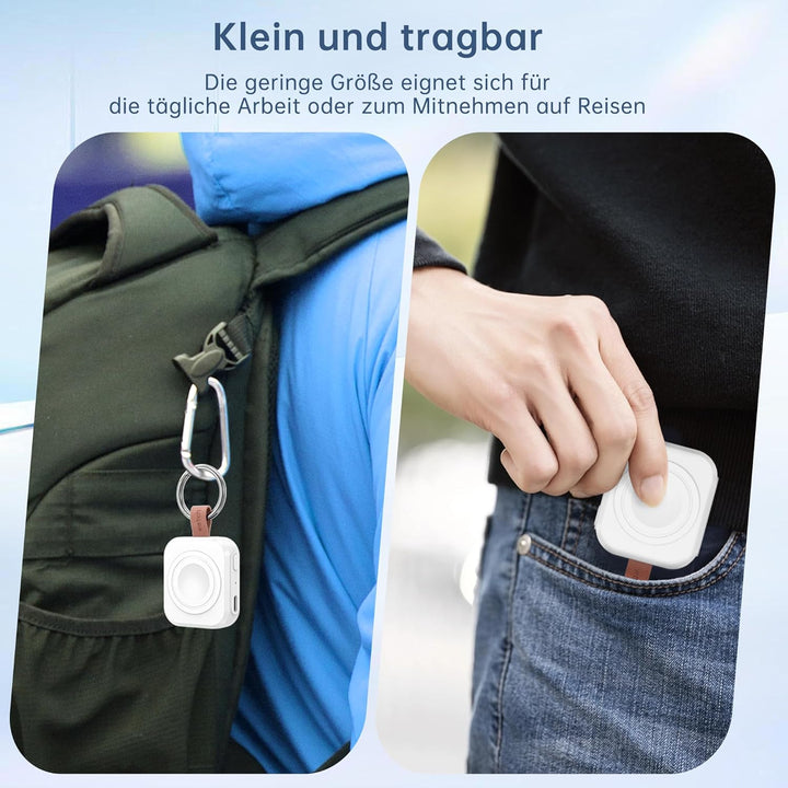 Ladegerät für Samsung Galaxy Watch, 1200 mAh, tragbares Ladegerät für Samsung Galaxy Watch 8/8 Class