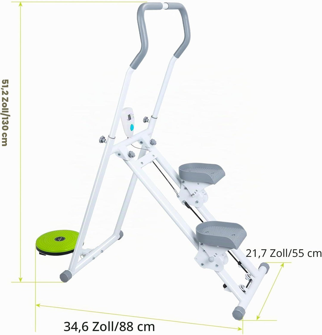 Treppenstepper für Heim-Fitnessübungen, vertikale Klettermaschine für Ganzkörpertraining, kompakt, k