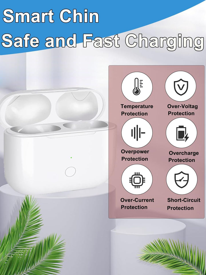 Kabellose Ladecase für Air Pods Pro und Air Pods Pro 2, Wireless Charging Case Original Ersatz Repla
