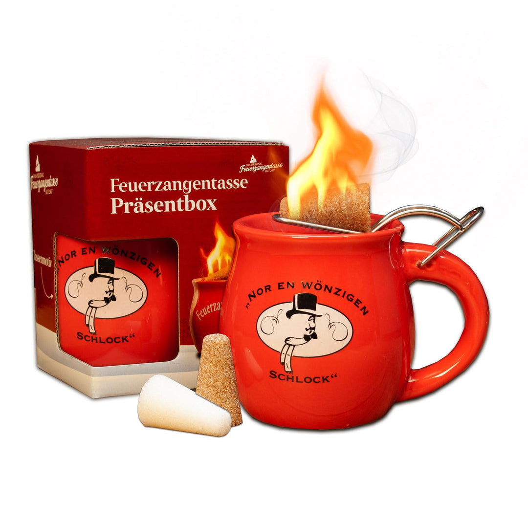 Feuerzangentasse 1er-Set, Rot/Rühmann Schlock - für Feuerzangenbowle Rot / Rühmann Schlock, Rot / Rü