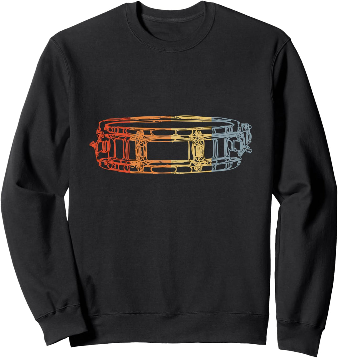 Kleine Trommel Skizze Marschtrommel Schnarrtrommel Trommler Sweatshirt