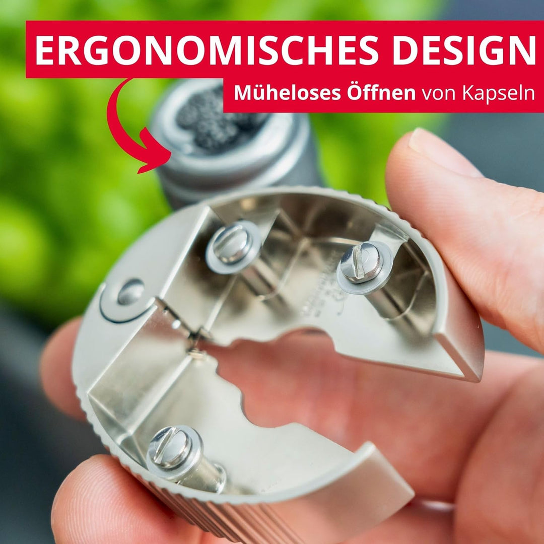 Westmark Kapselschneider, Monopol Edition, Zink-Druckguss, Mondo, Edelmattiert, 62963380, Mondo