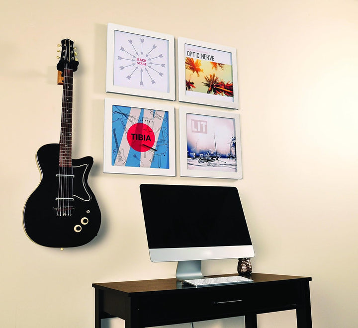 Show & Listen, Schallplattenrahmen, Frame für Vinyl und LP Cover, weiss Weiss Einzig, Weiss Einzig