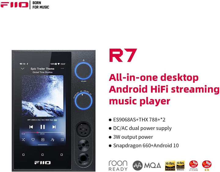 FiiO R7 Desktop Streaming Player und DAC/Amp, mit Bluetooth