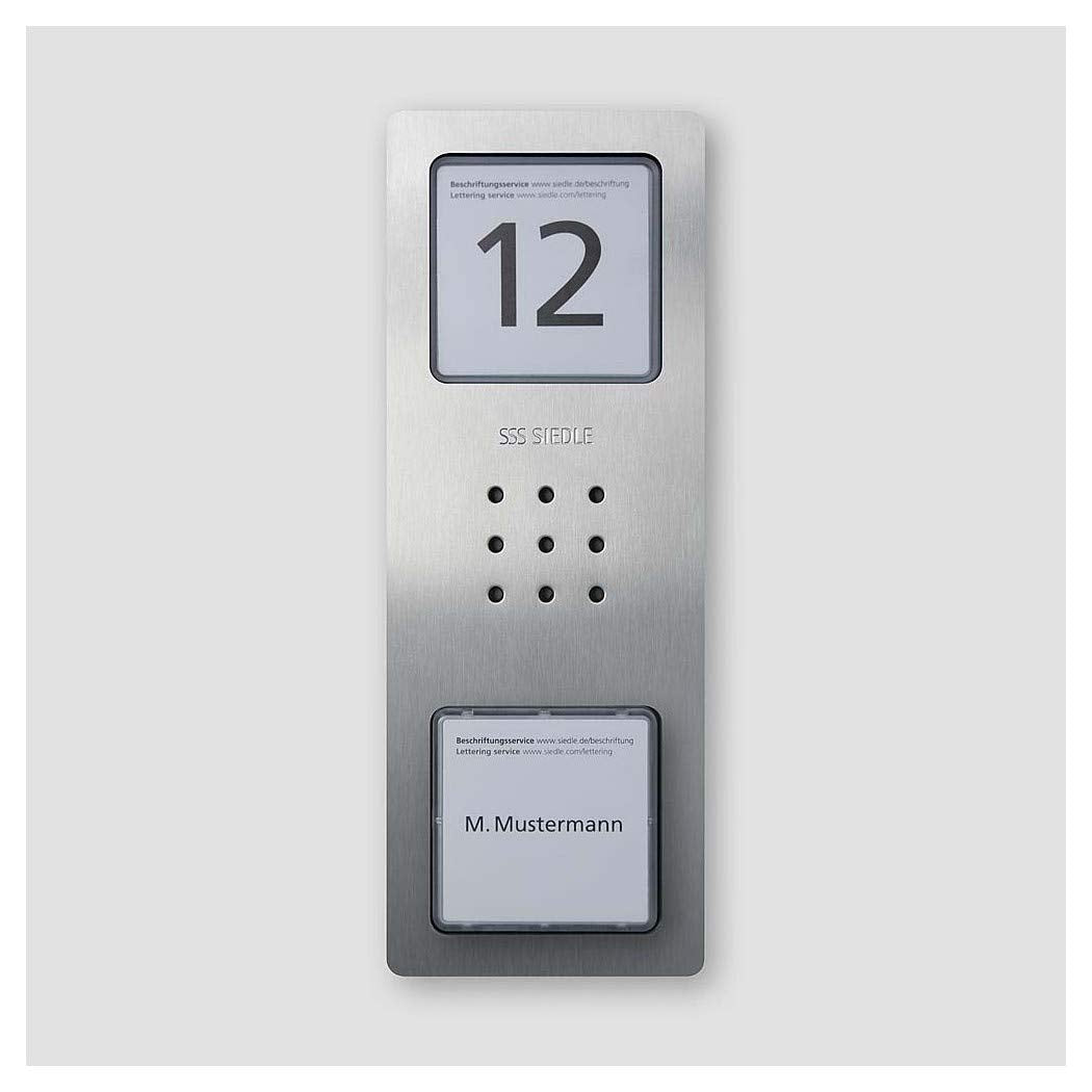 Siedle&amp;Söhne Audio-Türstation CA 812-1 E Edelstahl gebürstet 1+n Türstation für Türkommunikation 405