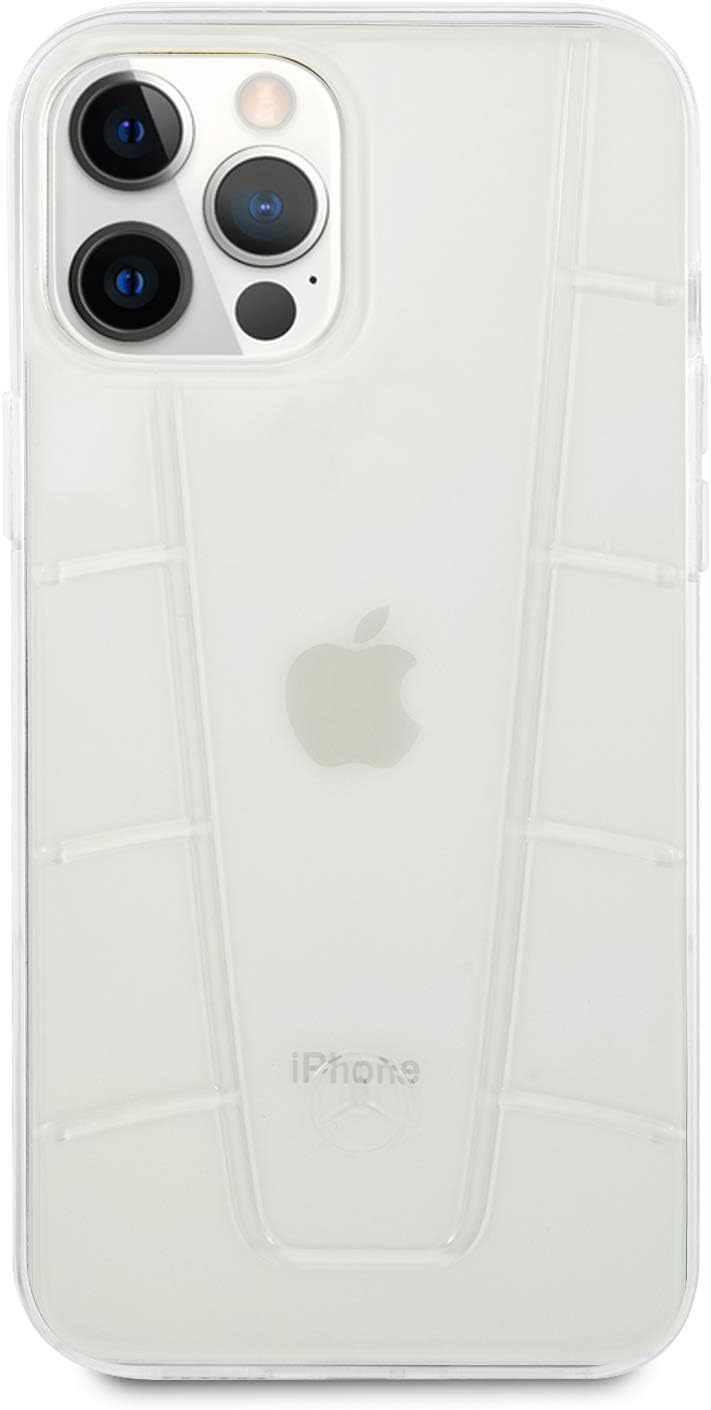 Mercedes-Benz MEHCP12LCLCT Clear hardcase Transparent Line Hülle für iPhone 12 Pro Max 6,7""", schwa