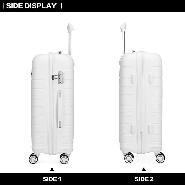 KONO Carry-ons Luggage Kleiner Koffer Handgepäck 55x40x20 Leicht Kabinentrolley Handgepäckkoffer Har