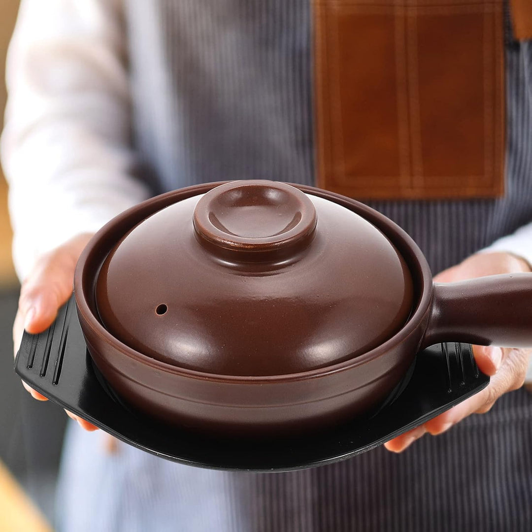 Cabilock Eintopf Porzellan Kochtopf Keramik Kasserolle Chinesische Stieltopf Mit Tablette Traditione