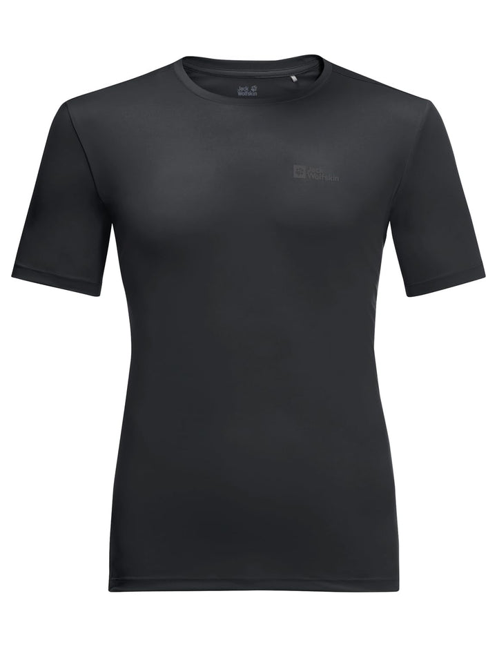 Jack Wolfskin Herren Tech T-Shirt XXL Schwarz, XXL Schwarz