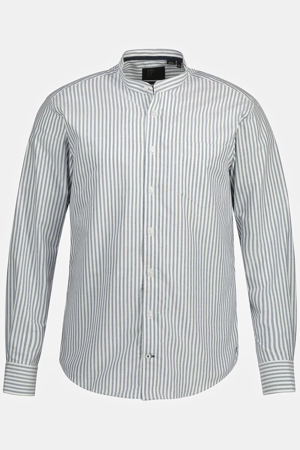 JP 1880 Herren grosse Grössen Übergrössen Menswear L-8XL Oxford-Hemd, Langarm, Buttondown-Kragen, Mo