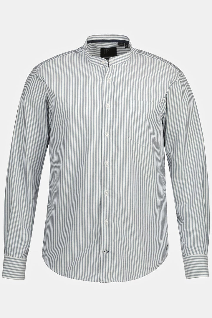 JP 1880 Herren grosse Grössen Übergrössen Menswear L-8XL Oxford-Hemd, Langarm, Buttondown-Kragen, Mo