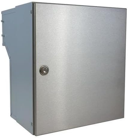 F-04 Edelstahl Mauerdurchwurf Briefkasten (Tiefe: 18-27 cm) - LETTERBOX24.de