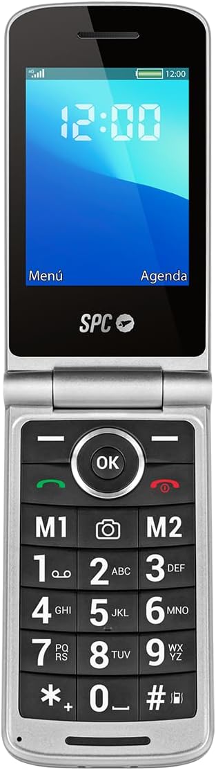 SPC Prince 4G – Senioren-Handy mit Klappe, grossen, leicht zu bedienenden Tasten, SOS-Taste, Fernkon