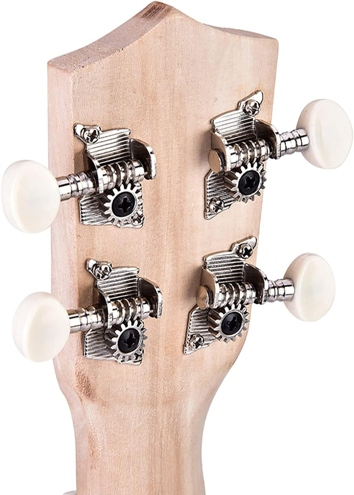 Ukulele zum Basteln mit 4 Saiten aus Lindenholz, 21 Zoll, Ukulele-Set, DIY, Make Your Own Ukulele, H