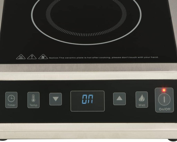 vidaXL Induktionskocher Elektrisch mit Touchscreen Timer Einstellbare Temperatur Induktion Kochplatt