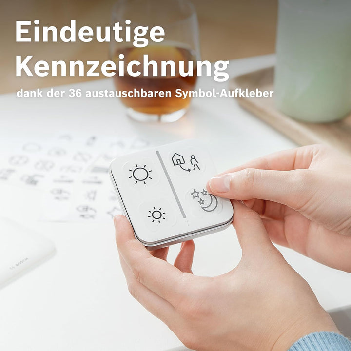 Bosch Smart Home Universalschalter II, zur einfachen Steuerung smarter Geräte, konfigurierbar für 4