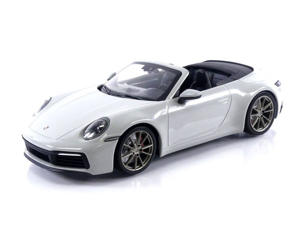 Minichamps 155067335 1:18 Porsche 911 Carrera 4S Cabriolet-2019-Grey Collectible Miniature Car, Grey