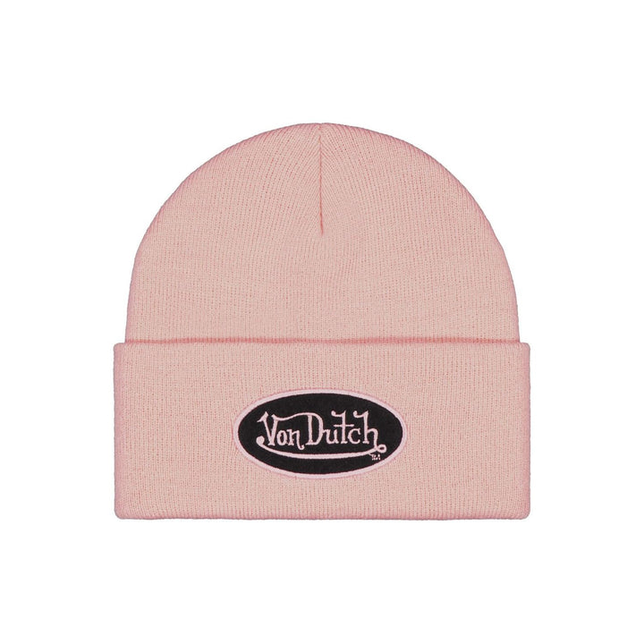 Von Dutch Mütze aus Wolle, Rosa