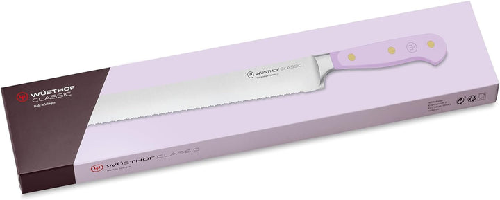 WÜSTHOF Classic Brotmesser 23 cm mit Präzisions-Doppelwelle, Purple Yam (Lila), Purple Yam