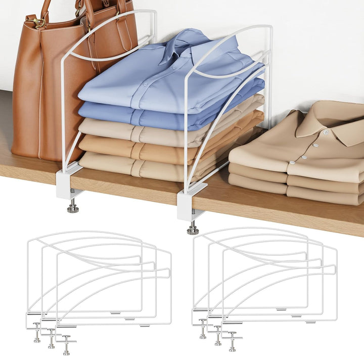 Regalteiler für Schrank, verstellbare Geldbörsen-Organizer, Handtaschen-Trenner, Für Brieftaschen Bü