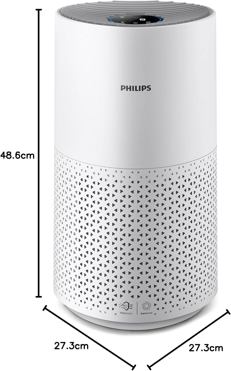 Philips Luftreiniger Smart 1000i Serie - Reinigt Räume bis zu 78 m² - Entfernt 99,97% der Pollen, St