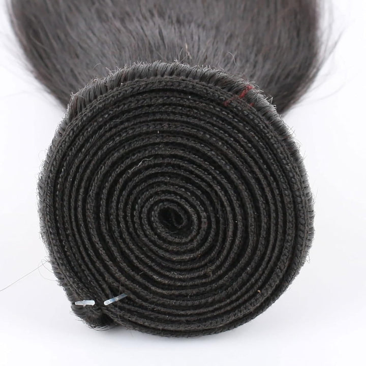 Huarisi 1 Bundle Human Hair Straight, 8 Zoll Brazilian Virgin Gerade Echthaar Bündel, 8a Unprocessed